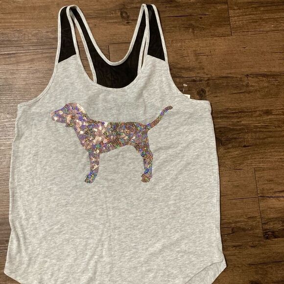 VS PINK IRIDESCENT DOG BLING OUTFIT SET S - Picture 6 of 11